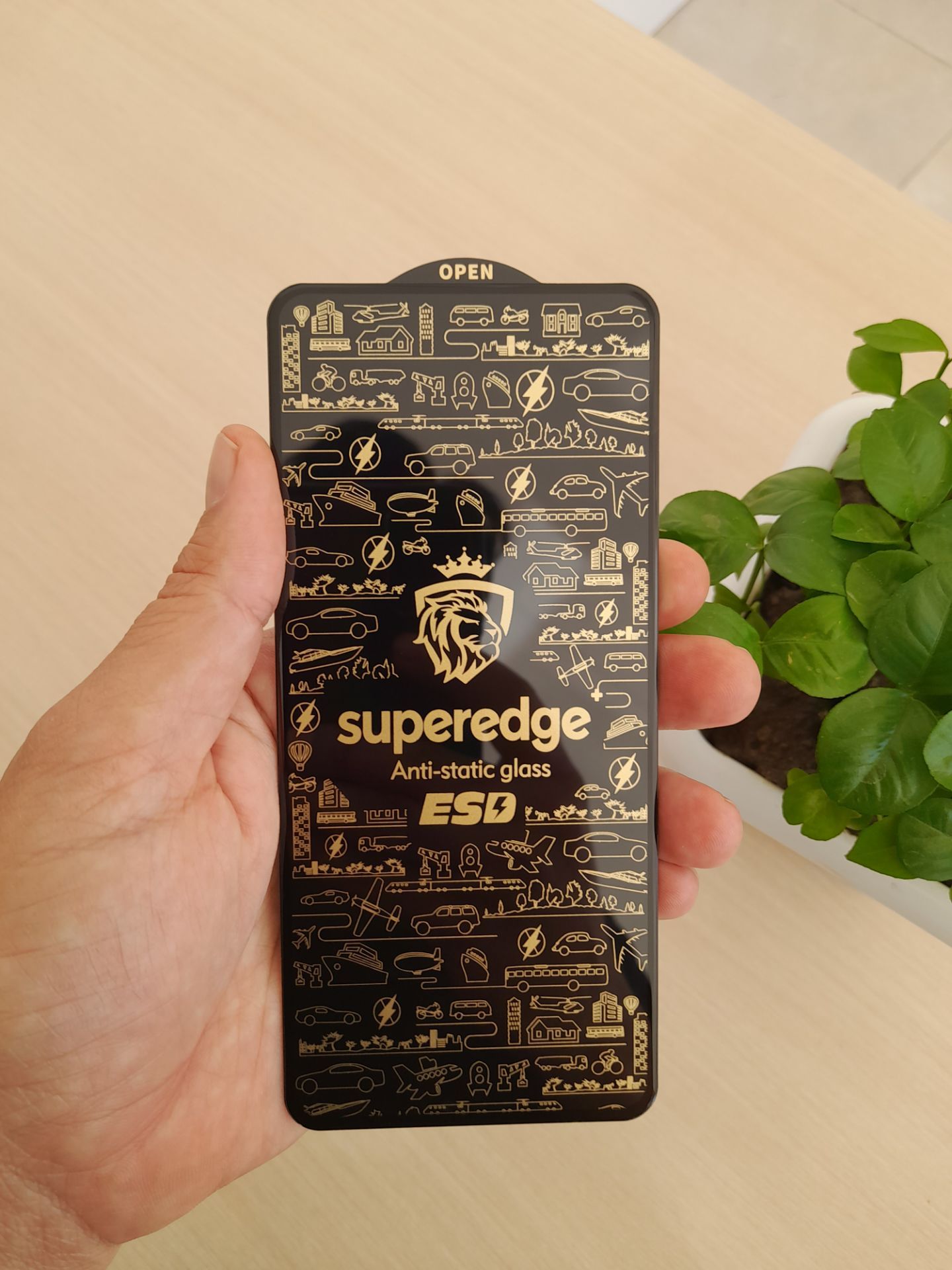گلس شیشه ای Superedge شیائومی Redmi Note 13 4G آنتی استاتیک