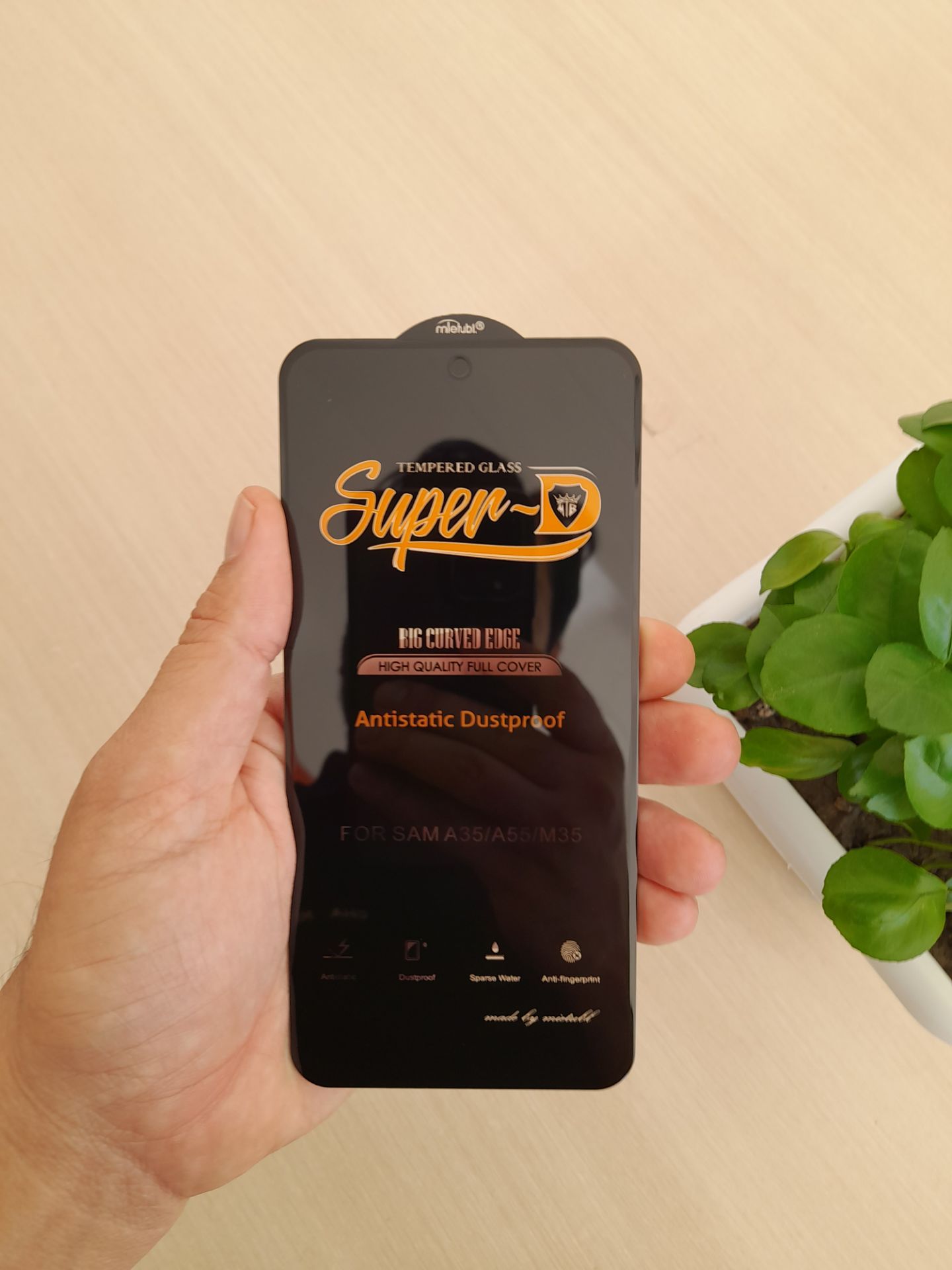 گلس شیشه ای سوپردی میتوبل سامسونگ Galaxy A55 آنتی استاتیک