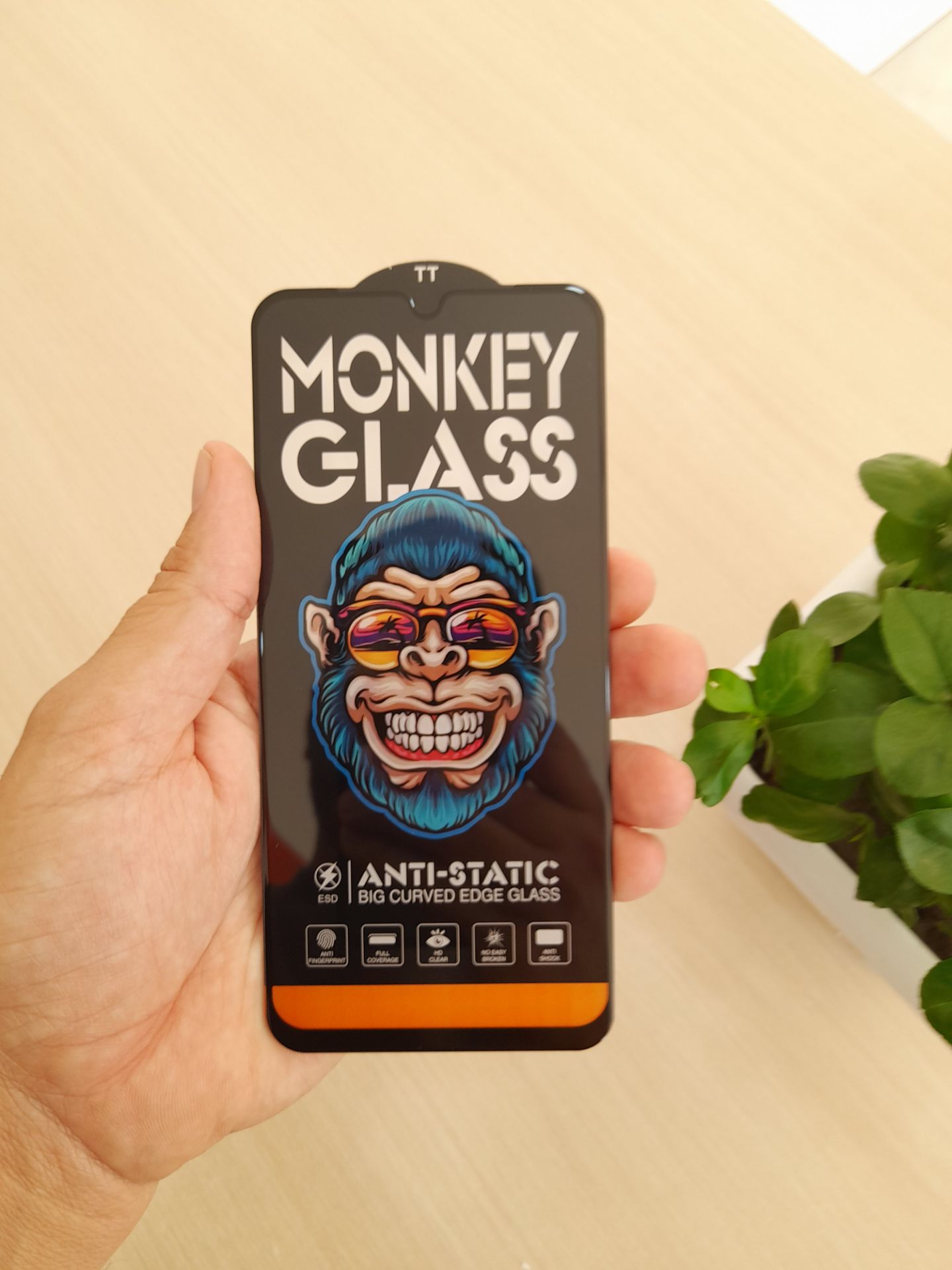 گلس شیشه ای اورجینال مانکی سامسونگ Galaxy A15 4G آنتی استاتیک