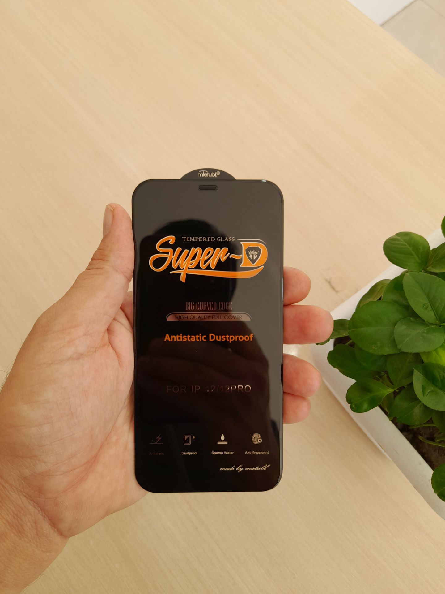 گلس شیشه ای سوپردی میتوبل iphone 12/ 12 Pro آنتی استاتیک