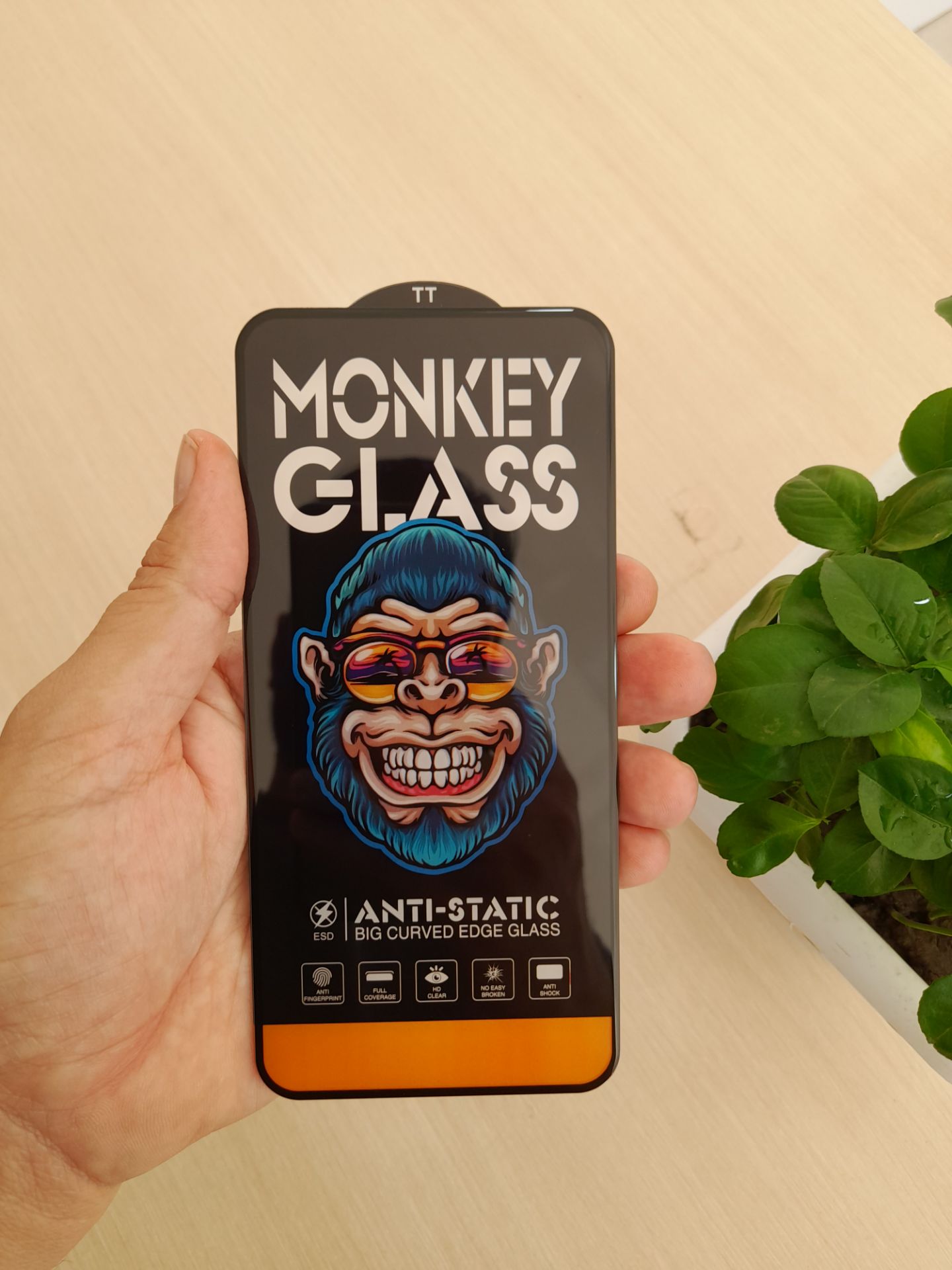 گلس  شیشه ای اورجینال مانکی سامسونگ Galaxy A55 / Galaxy A35  آنتی استاتیک