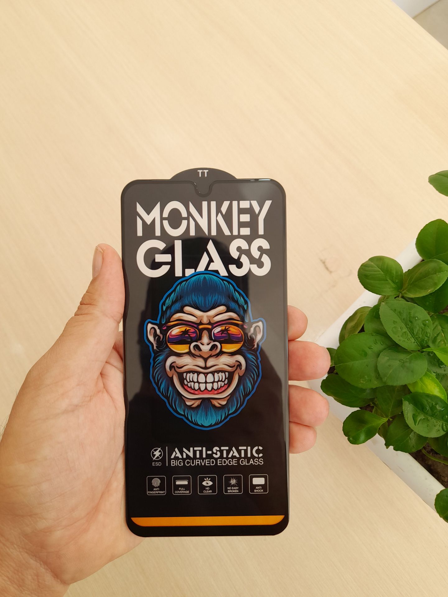 گلس شیشه ای اورجینال مانکی سامسونگ Galaxy A17 4G آنتی استاتیک