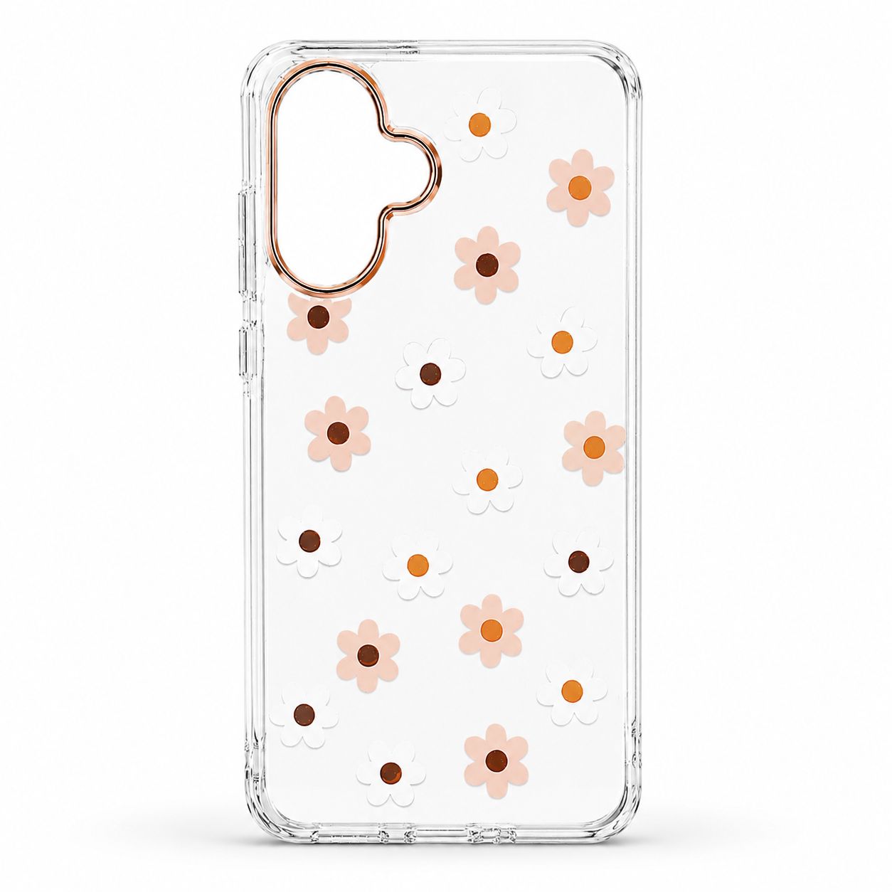 قاب شفاف طرح گل مناسب برای گوشی موبایل سامسونگ Galaxy A07 4G