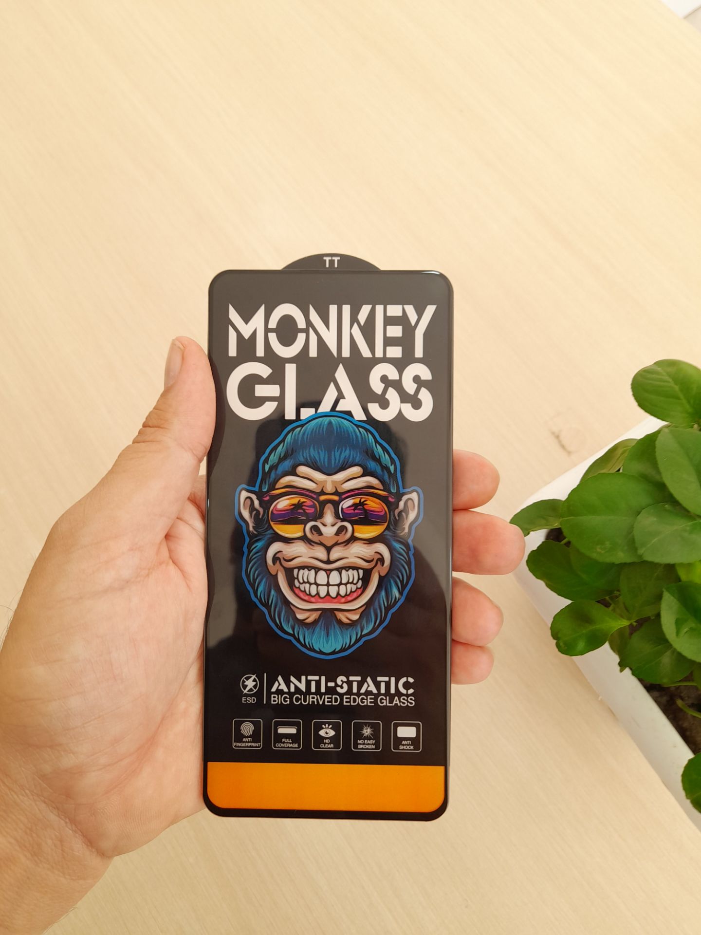 گلس شیشه ای اورجینال مانکی شیائومی  Redmi Note 14 4G آنتی استاتیک