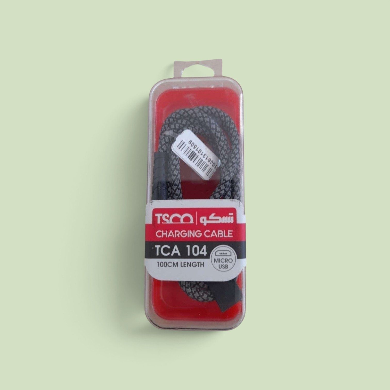 کابل شارژ میکرو یو اس بی تسکو مدل TCA 104 طول 1 متر