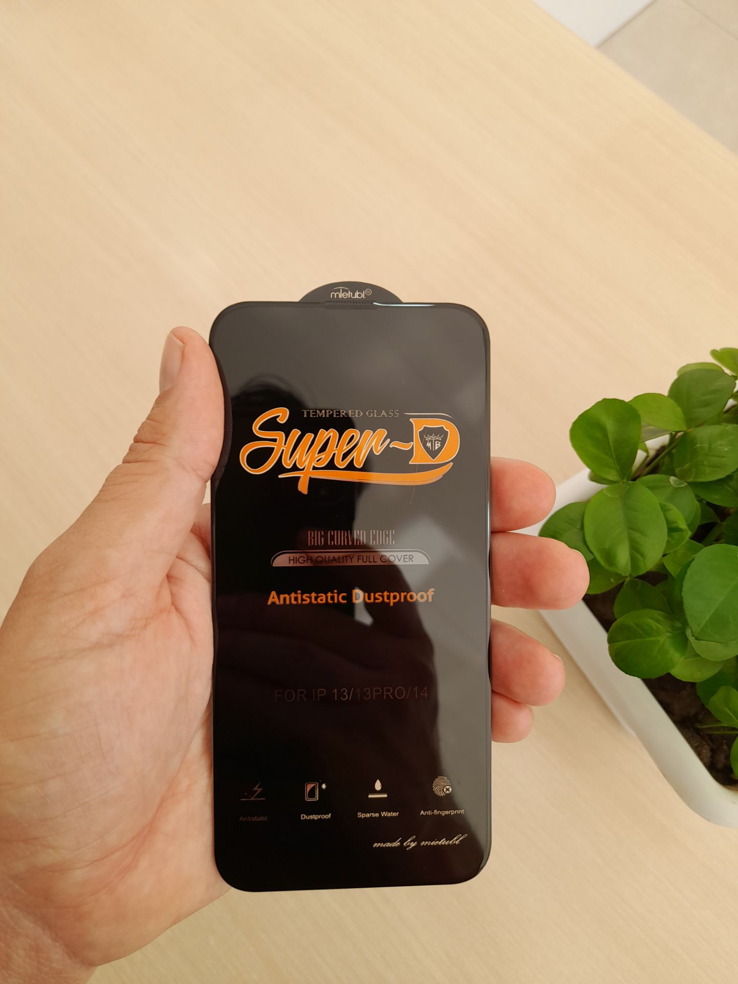 گلس شیشه ای Super D میتوبل iphone 13 / 13 Pro آنتی استاتیک