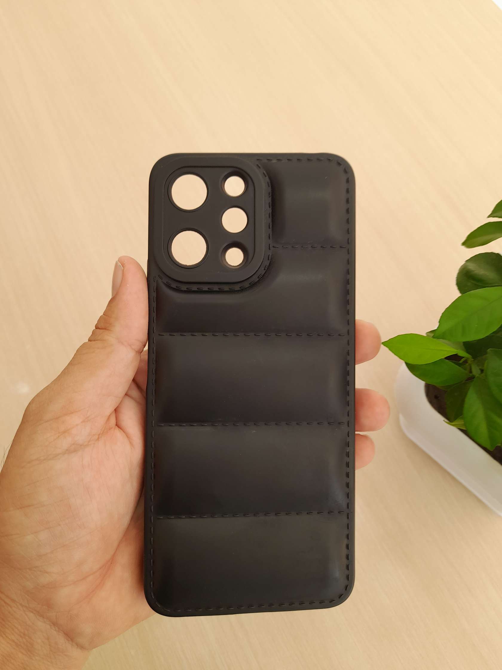 قاب پافری محافظ لنز دار مناسب برای گوشی موبایل شیائومی Redmi 12 4G