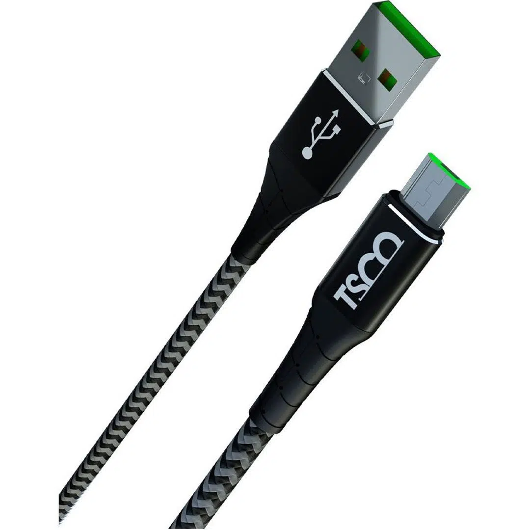 کابل شارژ USB به Micro USB تسکو مدل TC A 166N طول یک متر