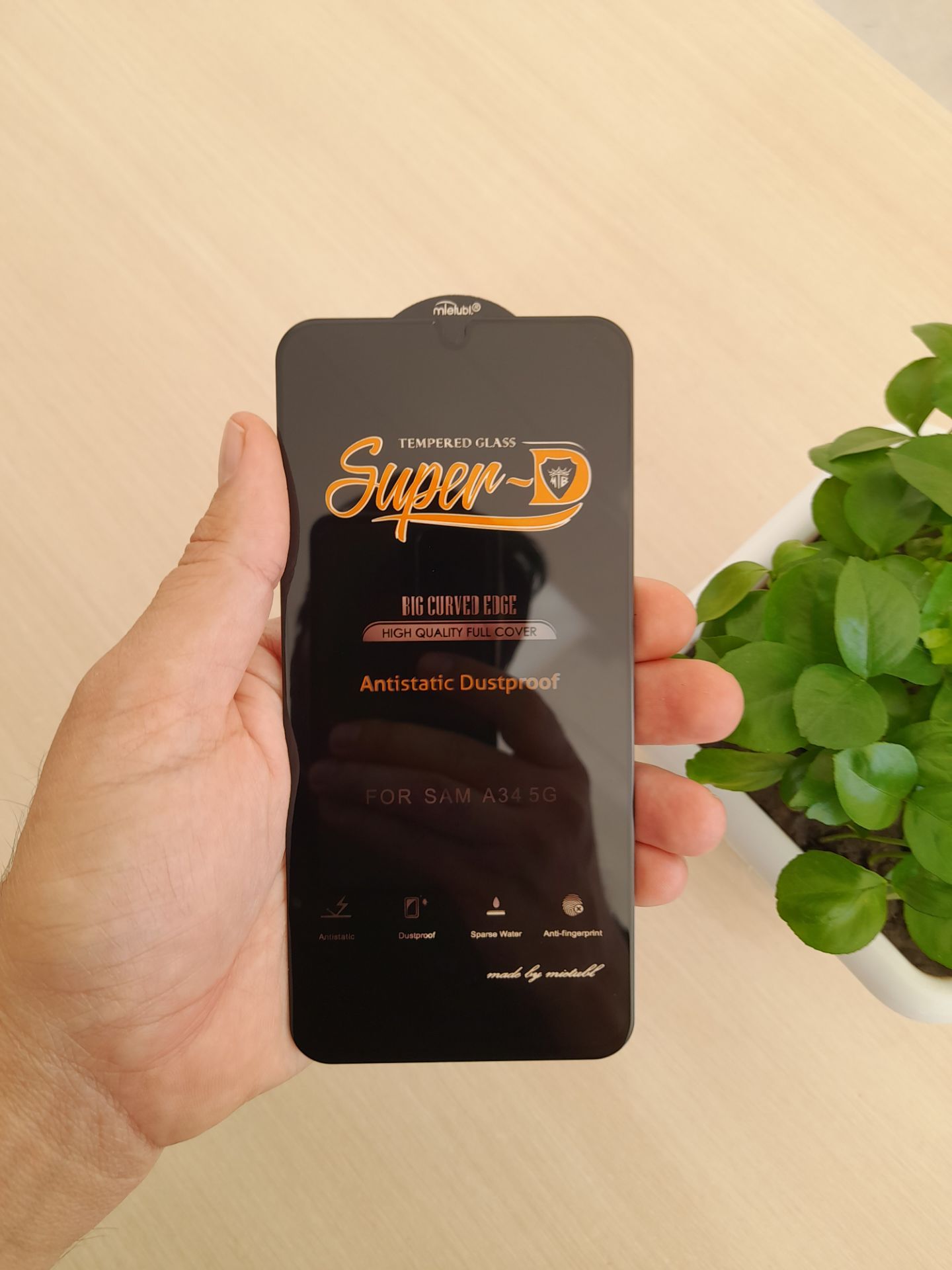 گلس شیشه ای سوپردی میتوبل سامسونگ Galaxy A34 5G آنتی استاتیک